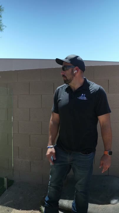 Peoria pool build — glass fence upgrade instead of wrought iron